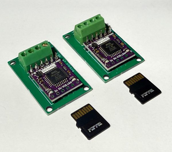(2) OPENLOG - Serial Data Logger Set inc. 8GB microSD